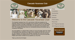 Desktop Screenshot of cascadehavanese.org