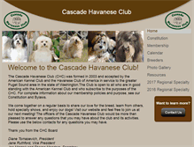 Tablet Screenshot of cascadehavanese.org